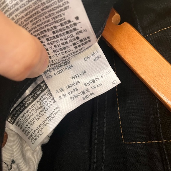 Levi’s Classic 501 S Black Jeans - Picture 4 of 6